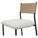 Foley White Performance Fabric Upholstered Dining Chair Set of 2