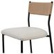Foley White Performance Fabric Upholstered Counter Height Stool