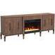 Tranquility Walnut 78" TV Stand with Fireplace