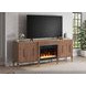 Tranquility Walnut 78" TV Stand with Fireplace