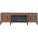 Tranquility Walnut 94" TV Stand with Fireplace