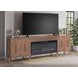 Tranquility Walnut 94" TV Stand with Fireplace