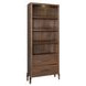 Tranquility Walnut Bookcase with LED