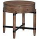 Tranquility Walnut Round Occassional Table Set