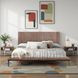 Tranquility Walnut Queen Platform Bed