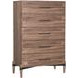 Tranquility Walnut 5 Drawer Chest