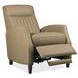 Denver Soft Beige Leather Push Back Recliner