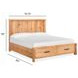 Highridge Honey Wheat King Storage Panel Bed