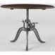 Artezia Reclaimed Teak Adjustable Height Round Dining Table