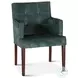 Avery Dark Green Velvet Arm Chair