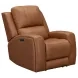 Belmont Lyric Caramel Leather Zero Gravity Power Recliner with USB Charging