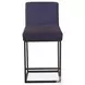 Rebel Navy Blue Linen Counter Height Stool