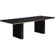 Magnolia Toffee 96" Extendable Rectangular Dining Table