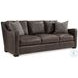 Ventura Brown Leather 86" Sofa