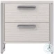 Stratum Mist And Polished Nickel Nightstand