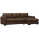 Dawkins Brown Leather Modular Sectional