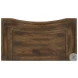 Ridgewood Saddle Brown And Anthracite Black Three Drawer Nightstand