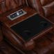 Chester Brown 85" Reclining Sofa with USB Charging and LED