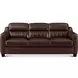 Upton Chestnut Leather Living Room Set