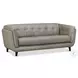 Sorella Slate Leather 84" Sofa