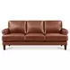 Soleil Brandy Leather Living Room Set