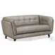 Sorella Slate Leather 70" Loveseat