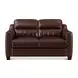 Upton Chestnut Leather Living Room Set
