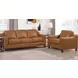 Isla Cognac Leather Upholstered Accent Chair