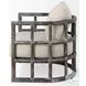 Skylar Cream Fabric Accent Chair