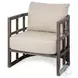 Skylar Cream Fabric Accent Chair