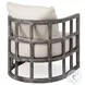 Skylar Cream Fabric Accent Chair