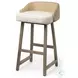 Monmouth Cream Beige Fabric Bar Stool