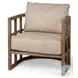 Skylar Tan Fabric Accent Chair