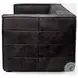 Stinson Black Leather Sofa