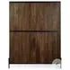 Glenn Cream Fabric And Dark Brown Wood Hall Tree