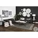 Stinson Black Leather Sofa