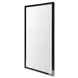 Bristol Black 22" x 42" Vanity Mirror