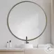 Piper Gold Large Round Wall Mirror