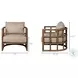 Skylar Tan Fabric Accent Chair