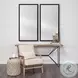 Bristol Black 22" x 42" Vanity Mirror