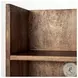 Glenn Cream Fabric And Dark Brown Wood Hall Tree