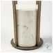 Jacinta Glass And Gold Metal Side Table