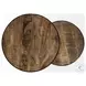 Clapp Brown Wood And Black Iron Nesting Table Set of 2