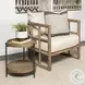 Skylar Tan Fabric Accent Chair