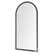 Giovanna Black Metal 24" x 49" Vanity Mirror
