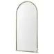 Giovanna Gold Metal 24" x 49" Vanity Mirror