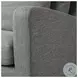 Denly Casterock Gray Slipcover Arm Chair