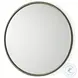 Piper Gold Small Round Wall Mirror