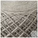 Allium Beige Handwoven Wool Cylindrical Pouf