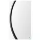 Grimm Gray Round Wall Mirror with Decorative Hook